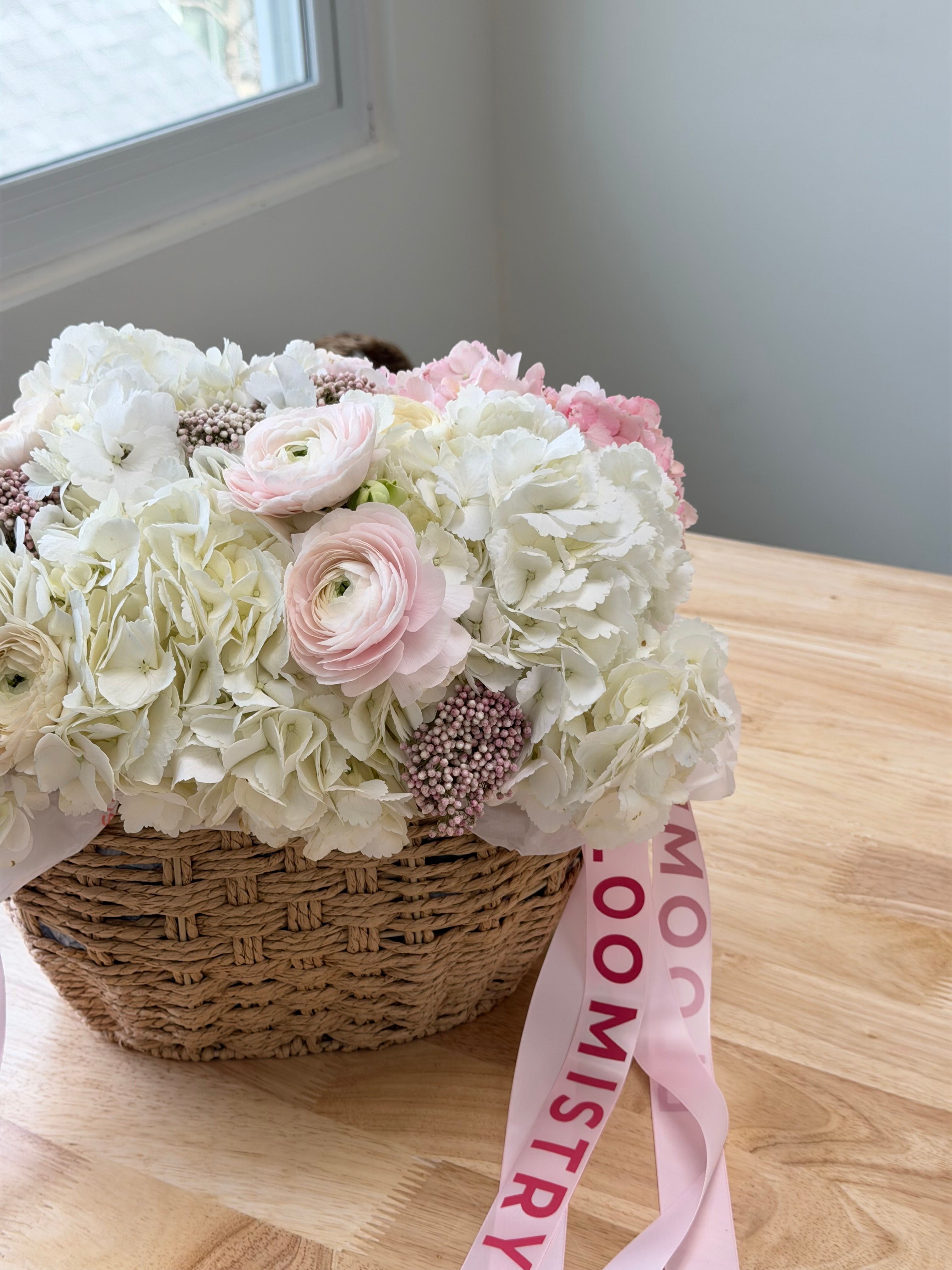 Pastel Garden Basket